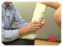 Splinting: Short Leg Posterior Splint, Custom Length Roll Splint Application